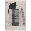 Moderní kusový koberec LUCY NP25D krémový šedý černý