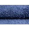 Běhoun Shaggy DELHI 7388A Jednobarevný modrý8