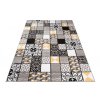 Kusový koberec moderní MAYA Z906A Patchwork šedý žlutý