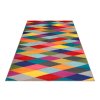 Moderní kusový koberec SALSA 9813A Geometrický vícebarevný2