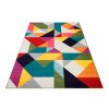 Moderní kusový koberec SALSA 9812A Geometrický vícebarevný2