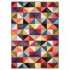 Moderní kusový koberec SALSA 0139C Trojúhelníky vícebarevný8