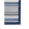 Moderní kusový koberec AVENTURA ED50A Proužky šedý / modrý