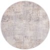 Moderní kulatý koberec abstraktní Pula Mist béžový