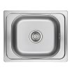 Dřez ORION jednokomorový nerezový 40x50 cm se sifonem