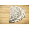 Kulatý sisalový koberec oboustranný Brussels 205333/10010 stříbrný šedý (Rozměr průměr 140 cm)