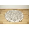 Kulatý sisalový koberec oboustranný Brussels 205333/10010 stříbrný šedý (Rozměr průměr 140 cm)