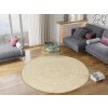 Kulatý sisalový koberec oboustranný Brussels 205580 10610 Moderní béžový 6