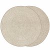 Kulatý sisalový koberec oboustranný Brussels 205580/10610 Moderní béžový (Rozměr průměr 140 cm)