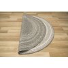Kulatý sisalový koberec oboustranný Brussels 205670 10010 stříbrný šedý krémový5
