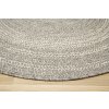 Kulatý sisalový koberec oboustranný Brussels 205670 10010 stříbrný šedý krémový4