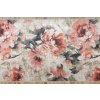 Běhoun pogumovaný PRATELNÝ LOTUS 52900 Květy béžový růžový8