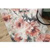 Běhoun pogumovaný PRATELNÝ LOTUS 52900 Květy béžový růžový7
