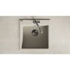 Dřez Alena granitový dřez 49x49 cm se sifonem béžový2