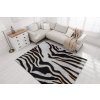 Kusový koberec pratelný MIRO 52002.807 Zebra protiskluzový krémový černý4