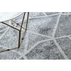 Moderní kusový koberec MEFE 2783 Mramor tmavě šedý4