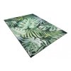 Moderní kusový koberec FLANNEL PRINTED C139D Listy zelený (Rozměr 80x150 cm)