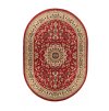 Oválný koberec ATLAS F740A červený