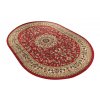 Oválný koberec ATLAS F740A červený2