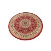Kulatý koberec ATLAS F740A červený1