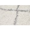 Běhoun Shaggy DELHI 6132B krémový šedý (Rozměr 90 cm)