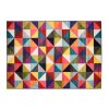 Moderní kusový koberec SALSA 0139C Trojúhelníky vícebarevný2