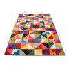 Moderní kusový koberec SALSA 0139C Trojúhelníky vícebarevný1