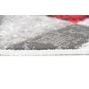 Kusový koberec moderní MAYA Q544A WHITE červený šedý bílý2