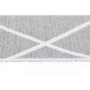 Kusový koberec bavlněný oboustranný AZTECA 2703 šedý s třásněmi (Rozměr 60x110 cm)