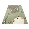 Dětský kusový koberec Lima 1316C Králíček šedý zelený (Rozměr 120x170 cm)