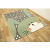 Dětský kusový koberec Lima 1316C Králíček šedý zelený (Rozměr 120x170 cm)