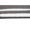 Moderní kusový koberec CHEAP T967A tmavě šedý bílý (Rozměr 120x170 cm)