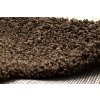 Koberec Běhoun jednobarevný SOFFI shaggy 5cm hnědý10