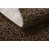 Koberec Běhoun jednobarevný SOFFI shaggy 5cm hnědý13