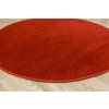Kulatý koberec Lima 2081A Jednobarevný červený (Rozměr průměr 140 cm)