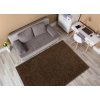 Kusový koberec jednobarevný SOFFI shaggy 5cm hnědý3
