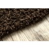 Kusový koberec jednobarevný SOFFI shaggy 5cm hnědý6