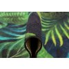 Kusový koberec Monstera Listy palmy zelený