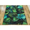Kusový koberec Monstera Listy palmy zelený