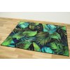Kusový koberec Monstera Listy palmy zelený