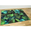 Kusový koberec Monstera Listy palmy zelený