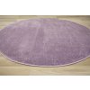 Kulatý dětský koberec Lima 2081A Jednobarevný fialový (Rozměr průměr 140 cm)
