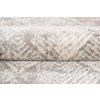 Kusový koberec VALLEY D166A Moderní Geometrický světle šedý krémový (Rozměr 80x150 cm)