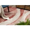Kusový koberec FUSION 1617 Vlnky Moderní Abstraktní béžový terakota hnědý4