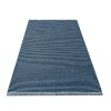 Kusový koberec pratelný DIAMOND 01 vodorovně pruhovaný protiskluzový modrý (Rozměr 80x150 cm)