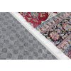 Kusový koberec pratelný VICTORIA 42360 Klasický pogumovaný šedý červený (Rozměr 80x150 cm)