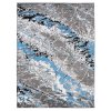 Kusový koberec moderní MAYA Q543C šedý modrý bílý8