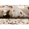 Kusový koberec GOLDEN MZ27D Moderní Abstraktní krémový hnědý (Rozměr 80x150 cm)