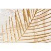 Kusový koberec GOLDEN NA37G Listy Moderní krémový (Rozměr 80x150 cm)