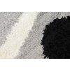 Kusový koberec Shaggy DELHI 7233A šedý krémový černý5